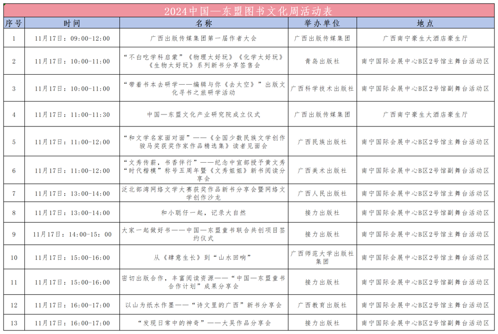 图书文化周活动表2